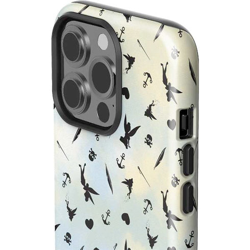 Disney Tinker Bell Fairy Size Pattern iPhone 15 Pro Impact Case